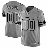 Nike Panthers Customized 2019 Gray Gridiron Gray Vapor Untouchable Limited Jersey,baseball caps,new era cap wholesale,wholesale hats